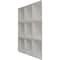 Ekena Millwork 19 5/8in. W x 19 5/8in. H Classic EnduraWall Decorative 3D Wall Panel Covers 2.67 Sq. Ft. WP20X20CLBCO - alternate 6
